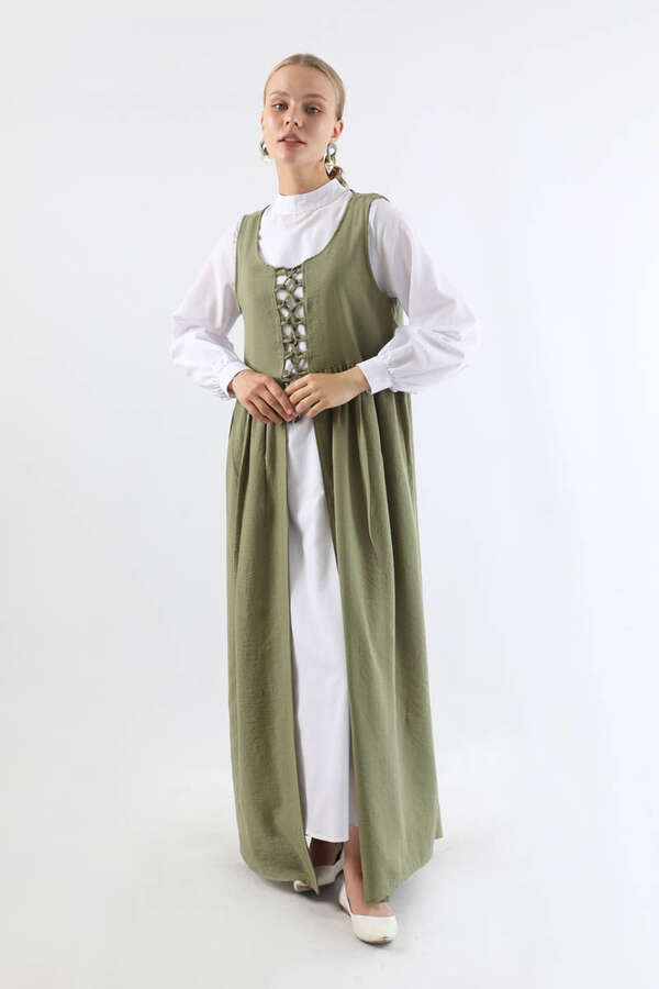 Bağcıklı Jile Takım Haki - 3