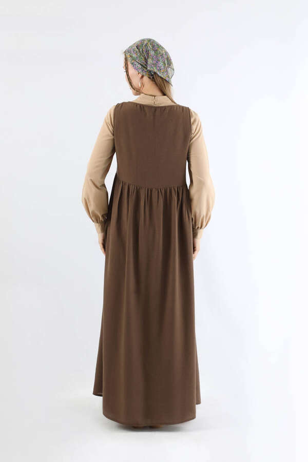 Bağcıklı Jile Takım Sütlü Kahve - 6