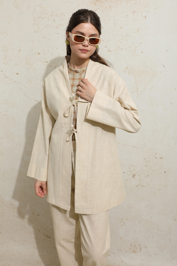 Bağcıklı Kimona Takım Taş - 4