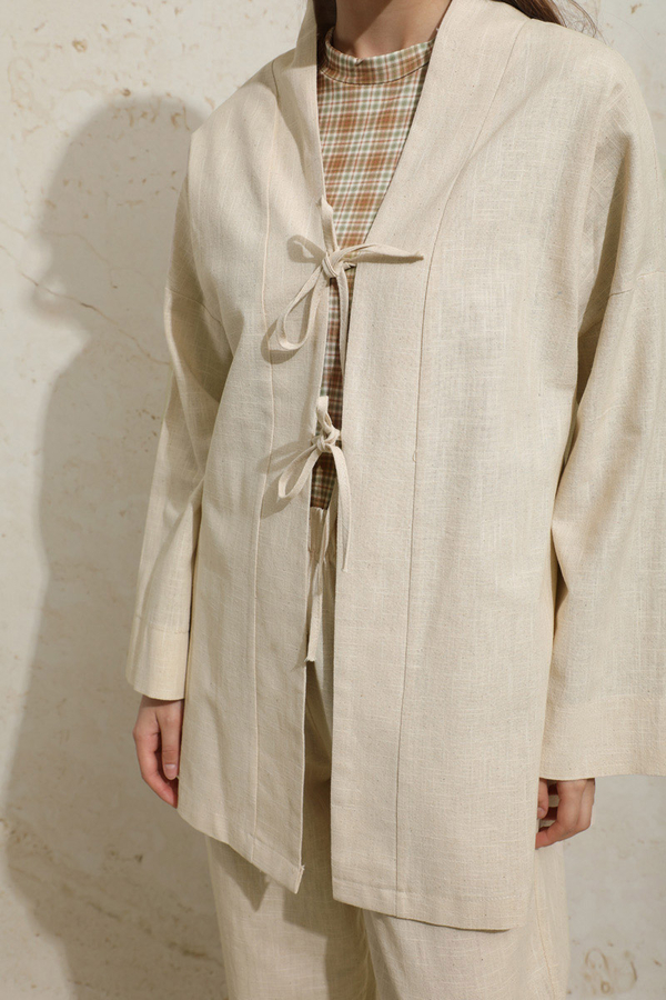 Bağcıklı Kimona Takım Taş - 6