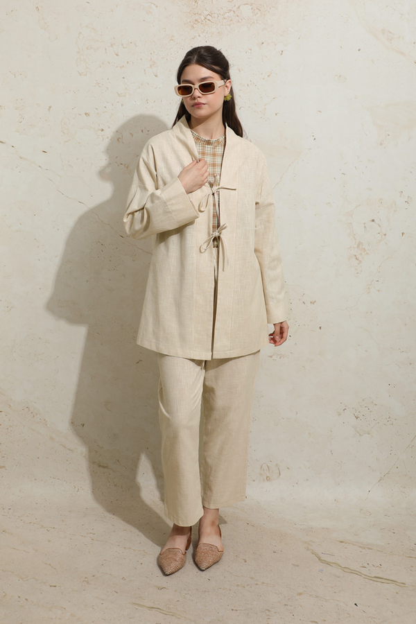 Bağcıklı Kimona Takım Taş - 5