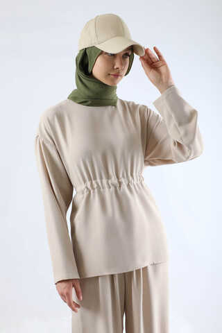 Bound Shirred Detail Team Stone - 2