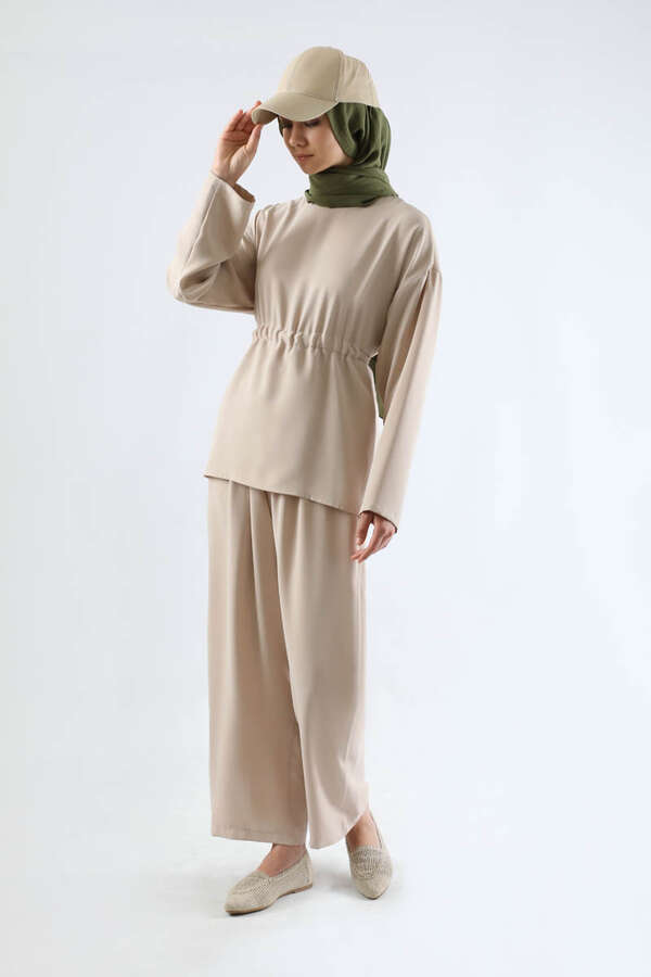 Bound Shirred Detail Team Stone - 3