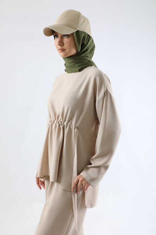 Bound Shirred Detail Team Stone - 4