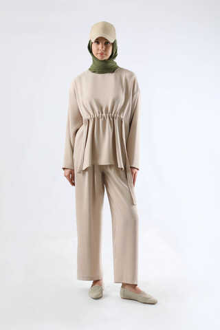 Bound Shirred Detail Team Stone - 5