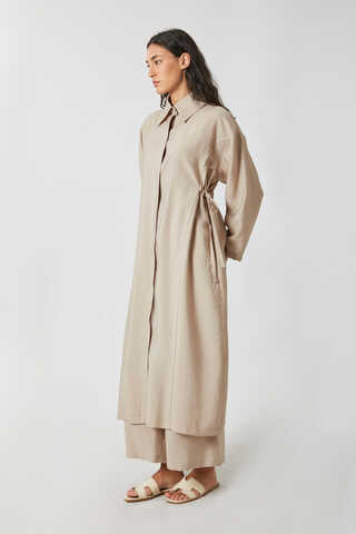 Bağlamalı Uzun Tunik Takım Taş - 2