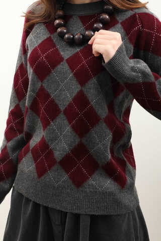 Baklava Desen Kazak Gri - 5