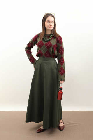 Baklava Desen Kazak Haki - 2