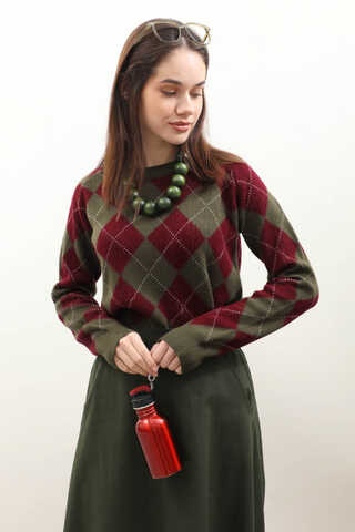 Baklava Desen Kazak Haki - 3