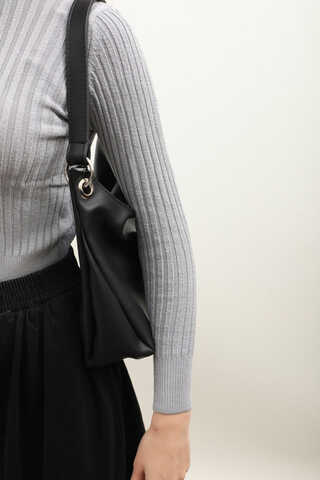 Balıkçı Yaka Triko Body Gri - 6