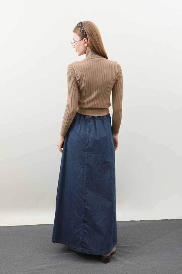 Balıkçı Yaka Triko Body Taba - 10