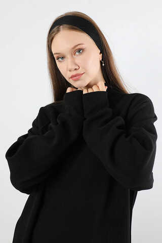 Balıkçı Yaka Triko Takım Siyah - 4