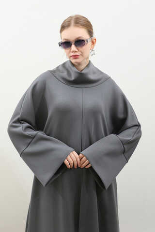 Balıkçı Yaka Tunik Takım Antrasit - 12