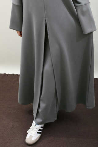 Balıkçı Yaka Tunik Takım Antrasit - 13