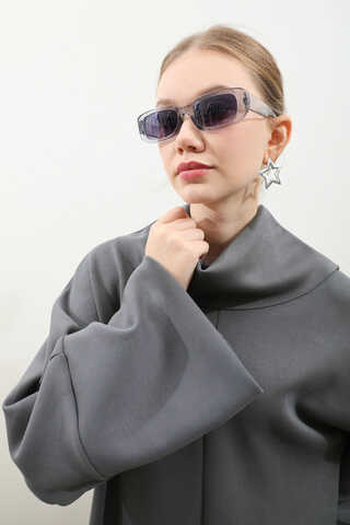 Balıkçı Yaka Tunik Takım Antrasit - 16