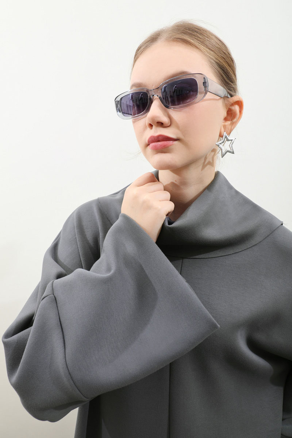 Balıkçı Yaka Tunik Takım Antrasit - 16