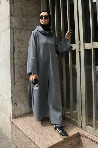 Balıkçı Yaka Tunik Takım Antrasit - 4