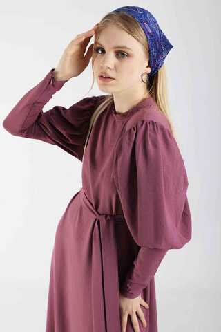 Balloon Sleeve Dress Dried rose - 2