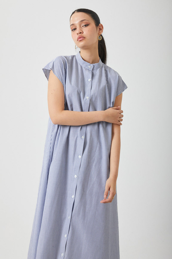 Balon Kol Çizgili Jile Takım İndigo - 10