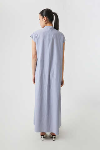 Balon Kol Çizgili Jile Takım İndigo - 11