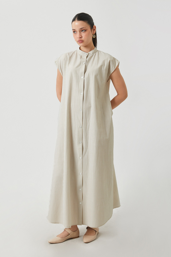 Balon Kol Çizgili Jile Takım Taş - 14