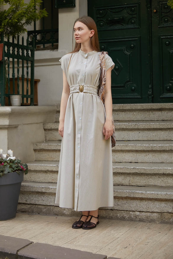 Balon Kol Çizgili Jile Takım Taş - 10