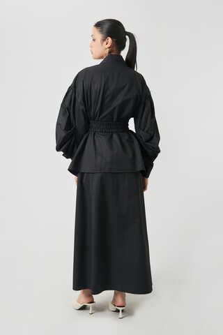 Balon Kol Jile Takım Siyah - 18