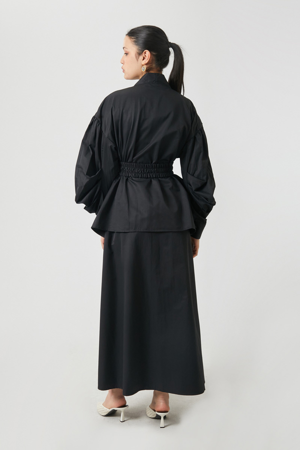 Balon Kol Jile Takım Siyah - 18