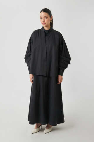 Balon Kol Jile Takım Siyah - 11