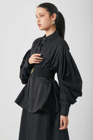 Balon Kol Jile Takım Siyah - 17