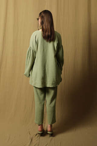 Balon Kol Müslin Takım Mint - 6