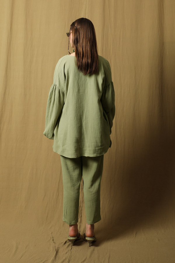 Balon Kol Müslin Takım Mint - 6