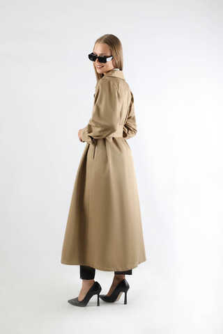 Balon Kol Trençkot Taş - 6