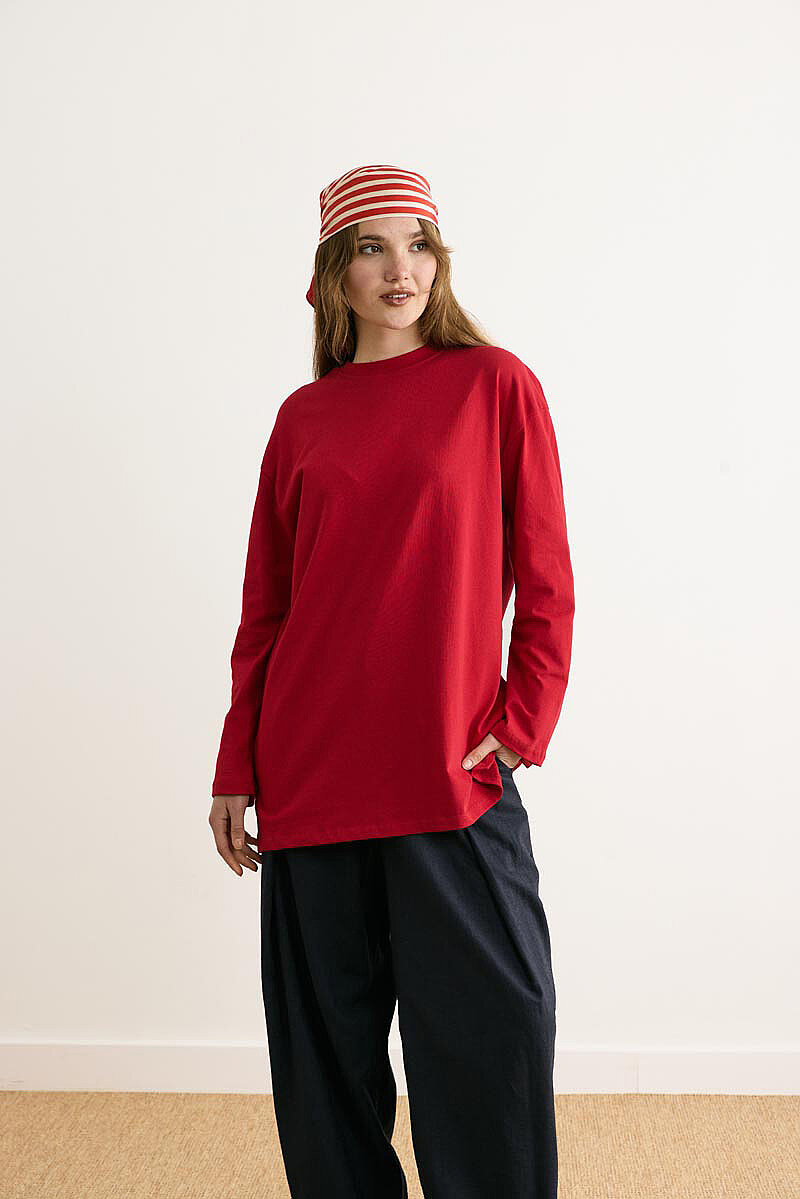 Basic Tişört Kırmızı