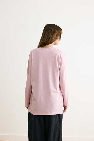 Basic Tişört Toz Pembe - 6