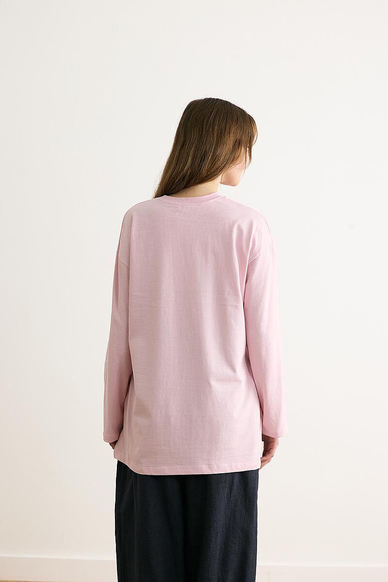 Basic Tişört Toz Pembe - 6
