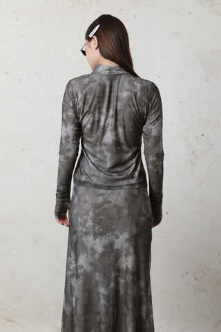 Batik Desenli Body Füme - 7