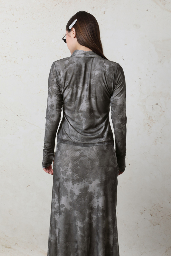 Batik Desenli Body Füme - 7