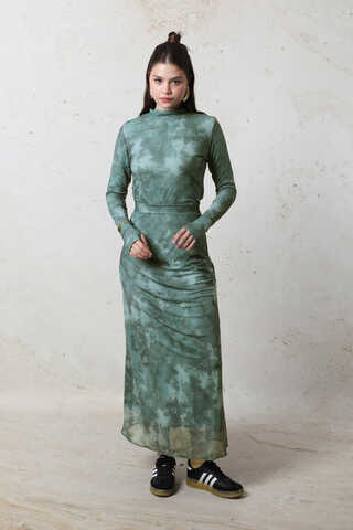 Batik Desenli Body Mint - 1