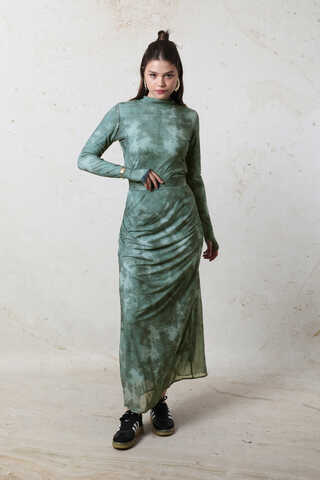 Batik Desenli Body Mint - 4