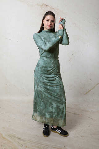 Batik Desenli Body Mint - 2