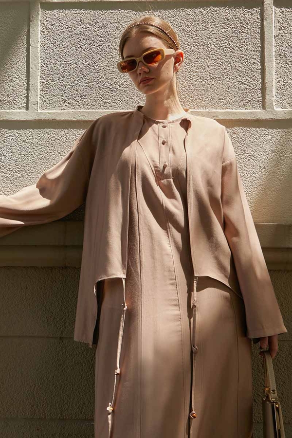 Beaded Jilbab Set Light Vizon - 15