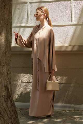 Beaded Jilbab Set Light Vizon - 9