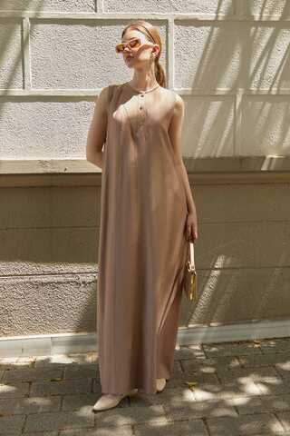 Beaded Jilbab Set Light Vizon - 2