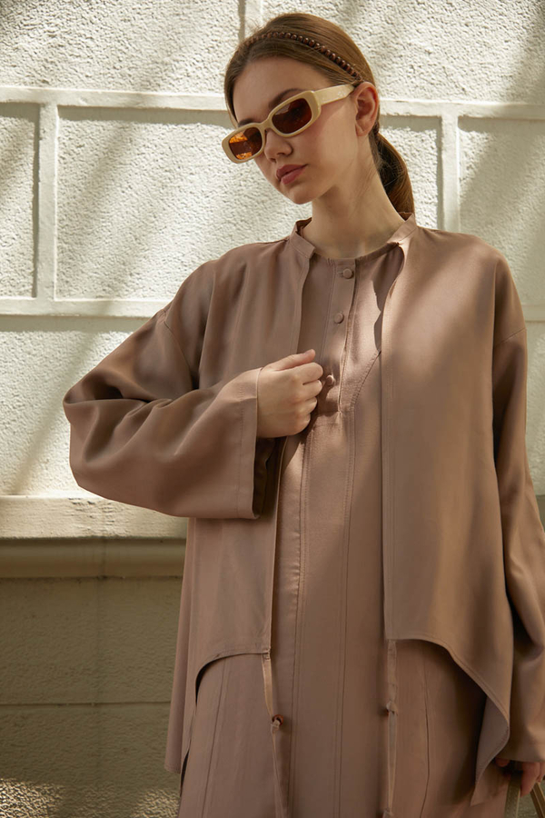 Beaded Jilbab Set Light Vizon - 14