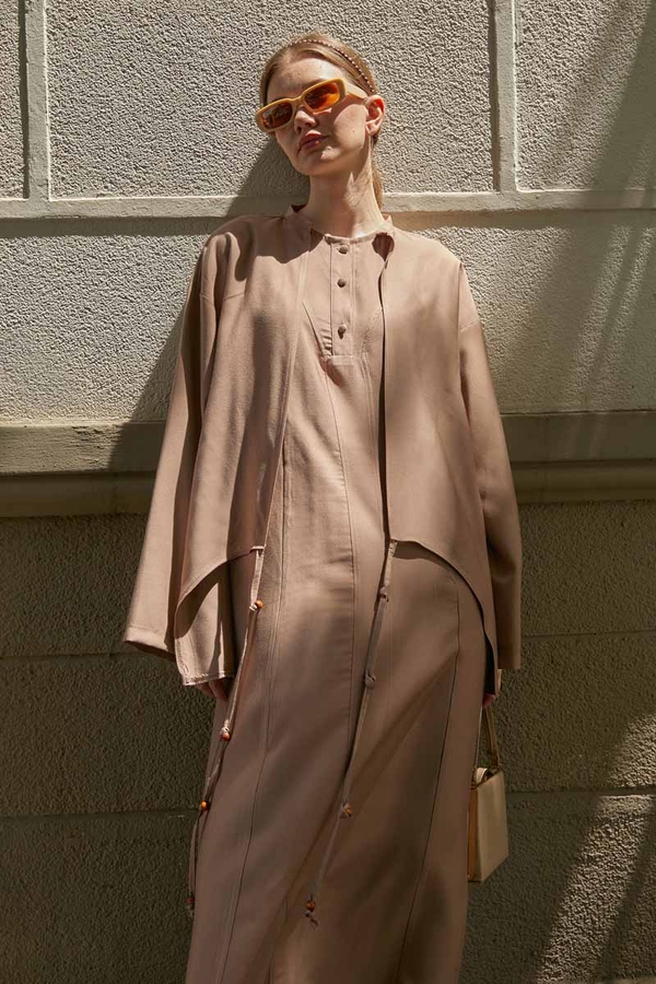 Beaded Jilbab Set Light Vizon 