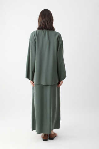 Beaded Jilbab Set Petrol - 11