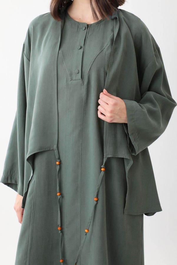 Beaded Jilbab Set Petrol - 5