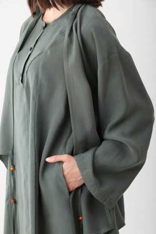 Beaded Jilbab Set Petrol - 9