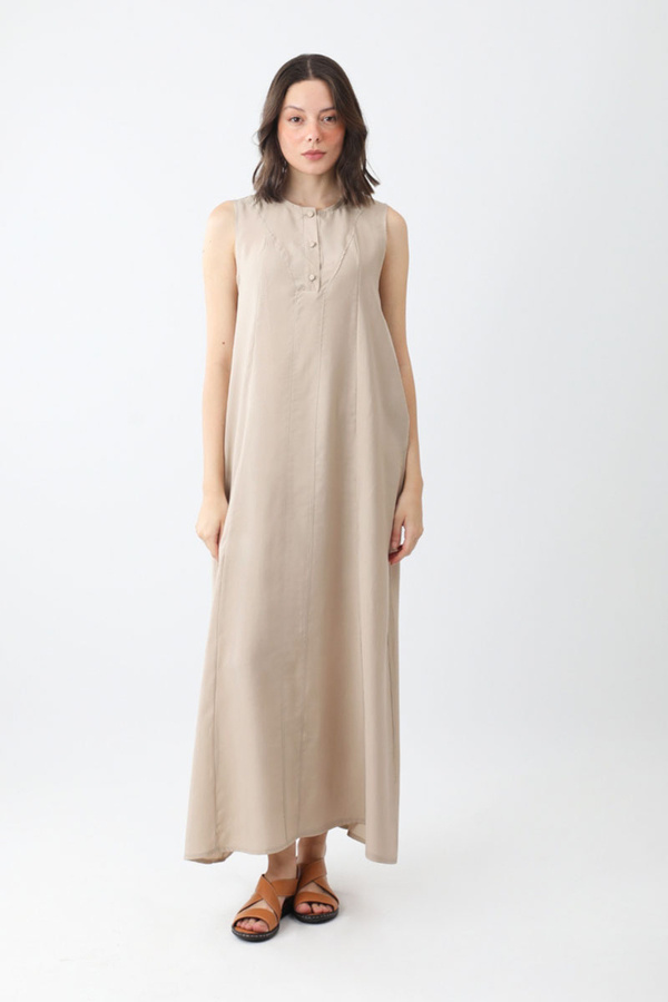 Beaded Jilbab Set Stone - 3